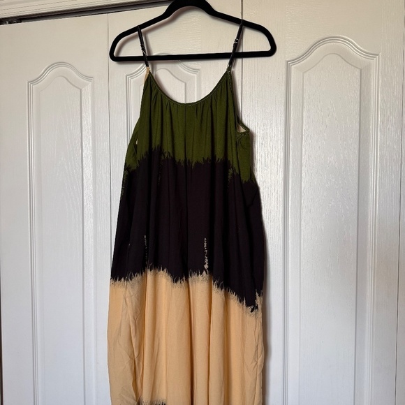 🌿 Fashion Nova "On My Horizon" Colorblock Jumpsuit – Size Large 🌿 - Picture 5 of 6